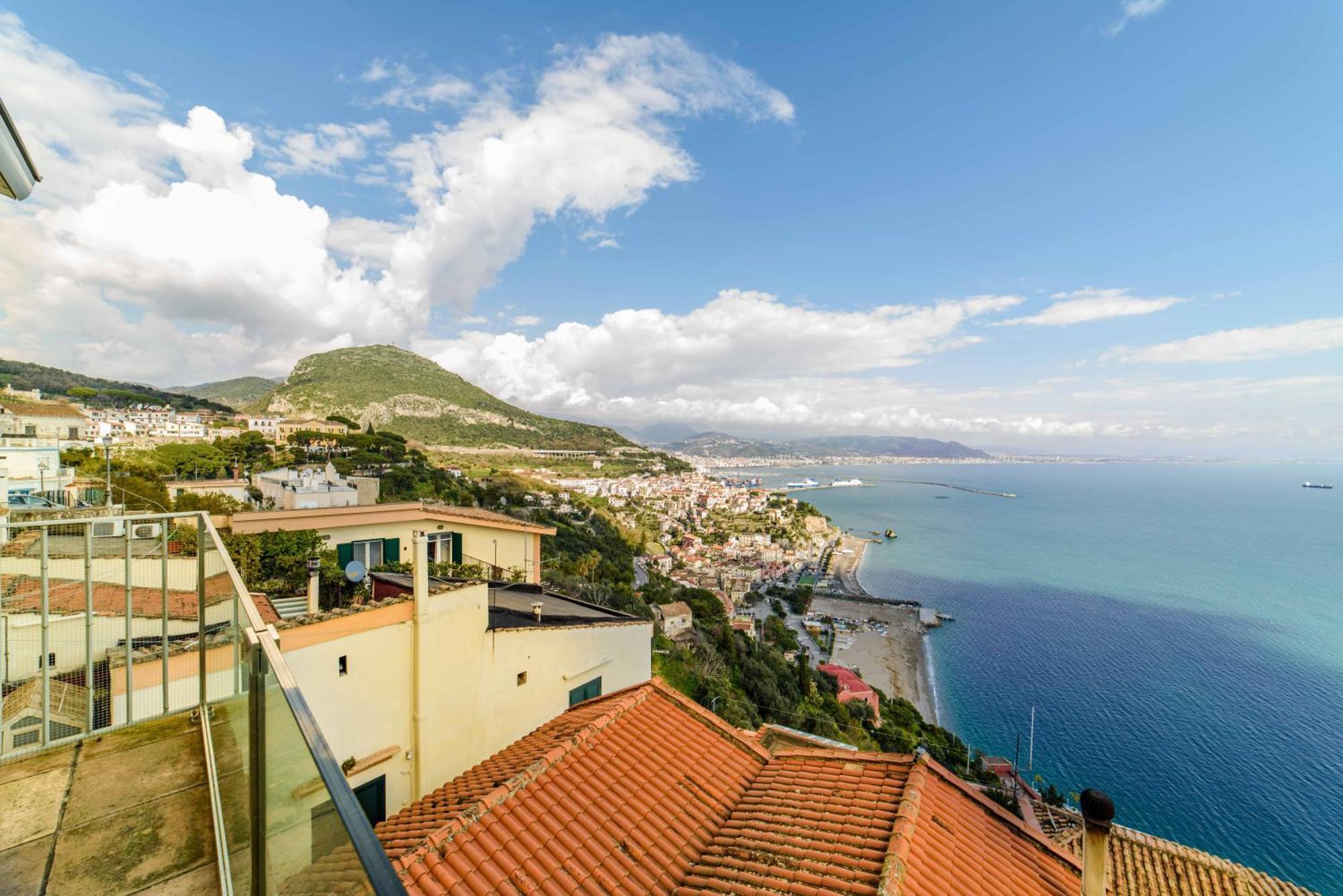 הוילה Vietri Panoramic Amalfitan Coast Hideaway מראה חיצוני תמונה